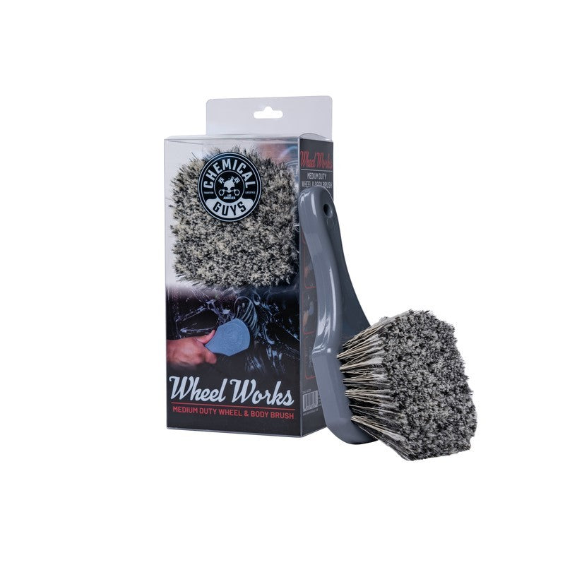 Chemical Guys Wheel Works Wheel & Body Brush - Single