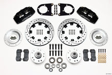 Laden Sie das Bild in den Galerie-Viewer, Wilwood Dynapro 6 Front Hub Kit 12.19in Drilled 37-48 Ford Psgr. Car Spindle