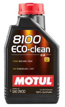 Load image into Gallery viewer, Motul 1L Synthetic Engine Oil 8100 Eco-Clean 0W30 12X1L - Acea C2/API SM - 1L - Single image 1