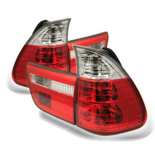 Laden Sie das Bild in den Galerie-Viewer, Spyder BMW E53 X5 00-06 4PCS Euro Style Tail Lights- Red Clear ALT-YD-BE5300-RC