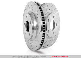 Power Stop 20-21 Chevrolet Corvette Rear Evolution Drilled & Slotted Rotor - Pair - 2to4wheels