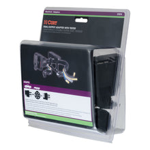 Load image into Gallery viewer, Curt Dual-Output Electrical Adapter w/Tester (Adds 7-Way RV Blade to 4-Way Flat)