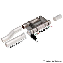 Cargar imagen en el visor de la galería, QTP 2.5in Weld-On 304SS Screamer Muffler Short Case w/Bolt-On QTEC Electric Cutout