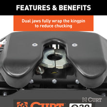 Carica l&#39;immagine nel visualizzatore di Gallery, Curt Q20 5th Wheel Hitch w/Rails