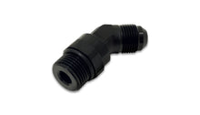 Carica l&#39;immagine nel visualizzatore di Gallery, Vibrant -10AN Male to Male -8AN Straight Cut 45 Degree Adapter Fitting - Anodized Black