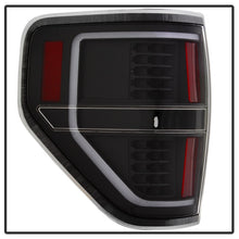 Carica l&#39;immagine nel visualizzatore di Gallery, xTune 09-14 Ford F-150 Light Bar LED Tail Lights - Black (ALT-JH-FF15009-LBLED-BK)