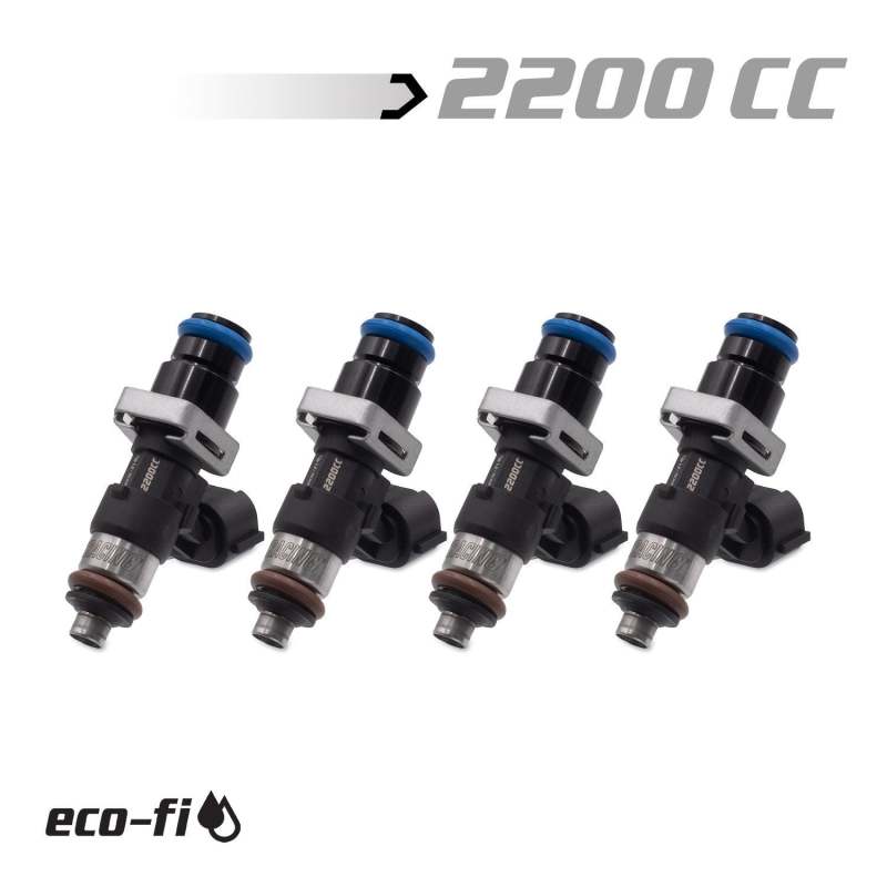 BLOX Racing 2 200CC Street Injectors 38mm With 1/2in Adapter 11mm Bore (Fits Honda K)