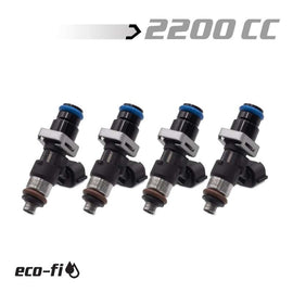 BLOX Racing 2 200CC Street Injectors 38mm With 1/2in Adapter 11mm Bore (Fits Honda K)