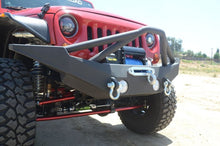Load image into Gallery viewer, DV8 Offroad 07-18 Jeep Wrangler JK/JL FS-10 Full Length Steel Front Bumper w/ Skid Plate
