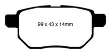 गैलरी व्यूवर में इमेज लोड करें, EBC 11+ Lexus CT200h 1.8 Hybrid Greenstuff Rear Brake Pads