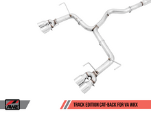 Charger l&#39;image dans la galerie, AWE Tuning Subaru WRX/STI VA/GV Sedan Track Edition Exhaust - Chrome Silver Tips (102mm)