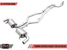 Cargar imagen en el visor de la galería, AWE Tuning 2019+ BMW M340i (G20) Non-Resonated Touring Edition Exhaust (Use OE Tips)