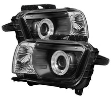 Carica l&#39;immagine nel visualizzatore di Gallery, Spyder Chevy Camaro 10-13 Projector Headlights Dual Halo LED Halo Blk High/ PRO-YD-CCAM2010-HL-BK