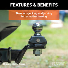 Carica l&#39;immagine nel visualizzatore di Gallery, Curt RockerBall 5in Drop Cushion Hitch Trailer Ball