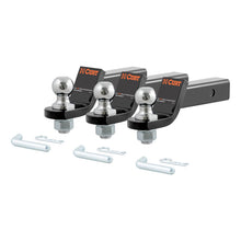 Carica l&#39;immagine nel visualizzatore di Gallery, Curt Loaded Ball Mounts w/1-7/8in Balls (2in Shank 3500lbs 2in Drop 3-Pack)