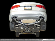 Laden Sie das Bild in den Galerie-Viewer, AWE Tuning Audi B8 / B8.5 S4 3.0T Track Edition Exhaust - Diamond Black Tips (90mm)
