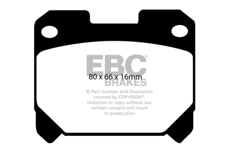 EBC 93-98 Toyota Supra 3.0 Twin Turbo Redstuff Rear Brake Pads - 2to4wheels