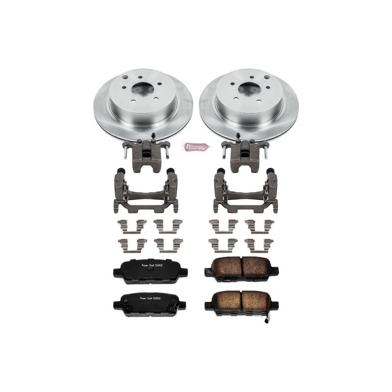 Power Stop 12-13 Infiniti M35h Autospecialty Kit w/ Calipers - Rear