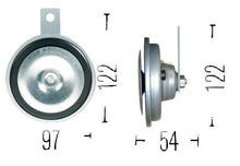 गैलरी व्यूवर में इमेज लोड करें, Hella Universal High-Tone Disc Horn 12V 400Hz (002952013 = 002952011)