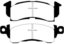 Carica l&#39;immagine nel visualizzatore di Gallery, EBC 73-74 Buick Apollo 4.1 Yellowstuff Front Brake Pads