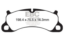 गैलरी व्यूवर में इमेज लोड करें, EBC 12-15 Porsche 911 (991) (Cast Iron Rotor only) 3.8 Carrera S Redstuff Front Brake Pads