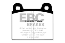 Carica l&#39;immagine nel visualizzatore di Gallery, EBC 68-72 Alfa Romeo 1750 1.75 Ultimax2 Front Brake Pads