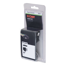Load image into Gallery viewer, Curt 4-Way Flat Connector Socket w/60in Wires (Vehicle Side Packaged)