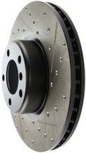 Charger l&#39;image dans la galerie, StopTech BMW 12-15 335i / 2014 428i / 2015 235i/228i Front Left Slotted &amp; Drilled Sport Brake Rotor