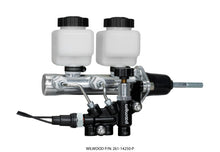 Carica l&#39;immagine nel visualizzatore di Gallery, Wilwood Tandem Remote M/C Kit w L/H Brkt &amp; Prop Valve - 15/16in Bore Ball Burnished-W/Pushrod