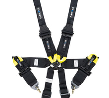 Carica l&#39;immagine nel visualizzatore di Gallery, NRG FIA 6pt 2in. Shoulder Belt for HANS Device/ Rotary Cam Lock Buckle/ 3in. Waist Belt - Black