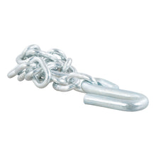 Load image into Gallery viewer, Curt 27in Safety Chain w/1 S-Hook (7000lbs Clear Zinc)
