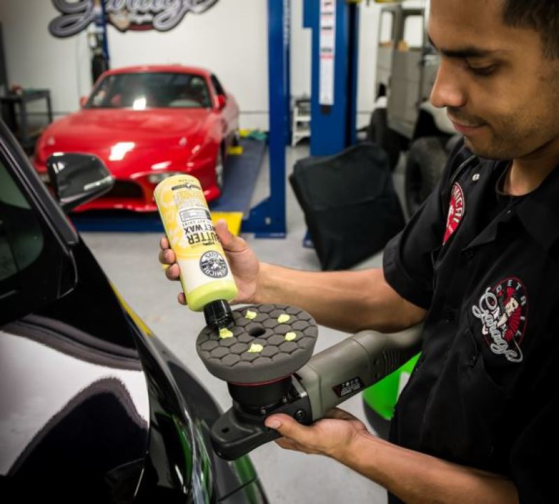 Chemical Guys Hex-Logic Quantum Finishing Pad - Black - 5.5in - Single