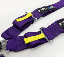 Cargar imagen en el visor de la galería, NRG SFI 16.1 5PT 3in. Seat Belt Harness / Cam Lock - Purple