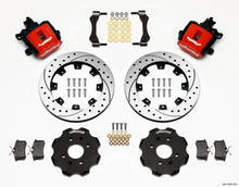 Laden Sie das Bild in den Galerie-Viewer, Wilwood Combination Parking Brake Rear Kit 12.19in Drilled Red Civic / Integra Disc 2.39 Hub Offset
