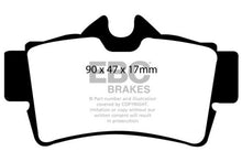 Carica l&#39;immagine nel visualizzatore di Gallery, EBC 94-98 Ford Mustang 3.8 Yellowstuff Rear Brake Pads