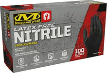 Carica l'immagine nel visualizzatore di Gallery, Mechanix Wear HD Black Nitrile 5 Mil LG - 100 PK