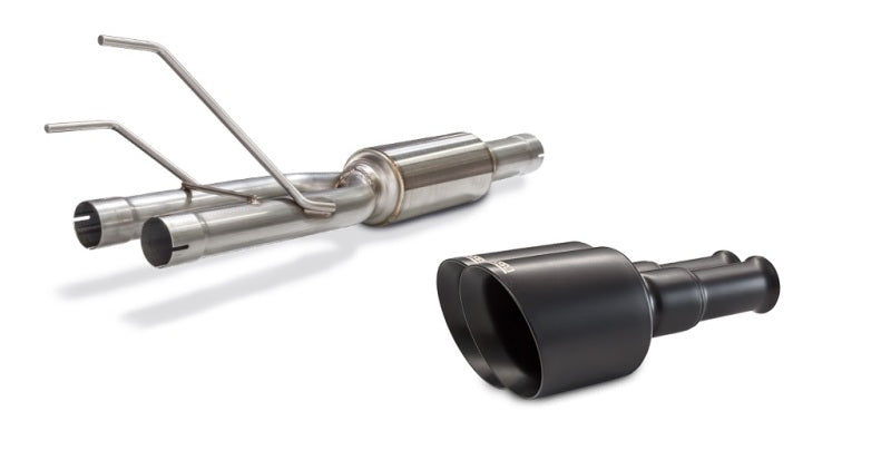 Carven 09-18 RAM 1500 5.7L V8 (Dual Tailpipe) Progressive Series Muffler w/5in. Tips - Ceramic Black