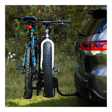 Carica l&#39;immagine nel visualizzatore di Gallery, Curt Tray-Style Hitch-Mounted Bike Rack (2 Bikes 1-1/4in or 2in Shank)