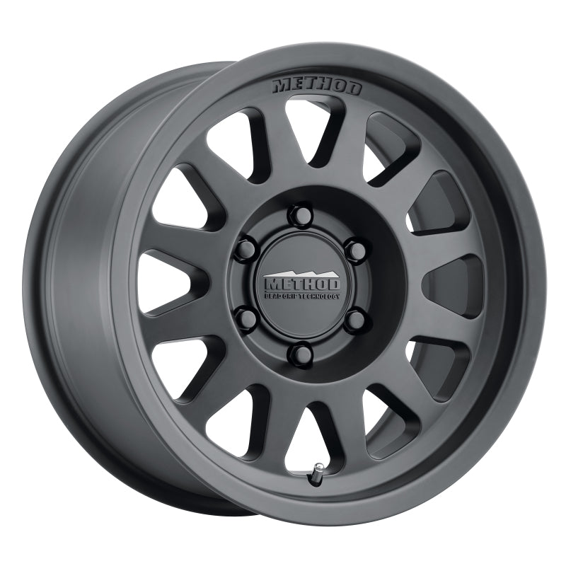 Method MR704 17x8.5 0mm Offset 6x120 67mm CB Matte Black Wheel
