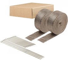 Charger l&#39;image dans la galerie, DEI Exhaust Wrap &amp; Combo Tie Kit 2in x 50ft 2PK - Titanium