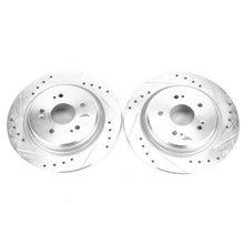 Carica l&#39;immagine nel visualizzatore di Gallery, Power Stop 15-19 Acura TLX Rear Evolution Drilled &amp; Slotted Rotors - Pair