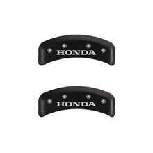 Carica l&#39;immagine nel visualizzatore di Gallery, MGP 4 Caliper Covers Engraved Front &amp; Rear Honda Red finish silver ch