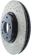 Laden Sie das Bild in den Galerie-Viewer, StopTech 02-06 Acura RSX Type S / 06-09 Honda Civic Si Slotted &amp; Drilled Right Front Rotor