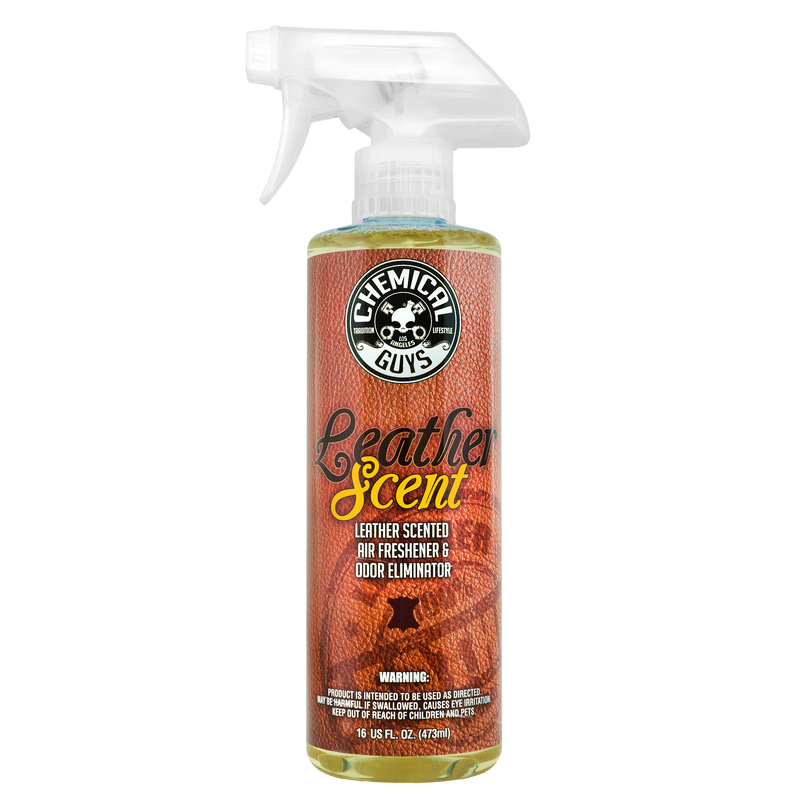 Chemical Guys Leather Scent Air Freshener & Odor Eliminator - 16oz - Single