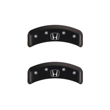 Carica l&#39;immagine nel visualizzatore di Gallery, MGP 4 Caliper Covers Engraved Front Honda Engraved Rear H Logo Red finish silver ch