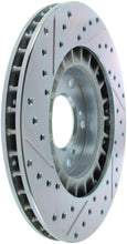 Laden Sie das Bild in den Galerie-Viewer, StopTech Select Sport 2000-2009 Honda S2000 Slotted and Drilled Left Front Brake Rotor