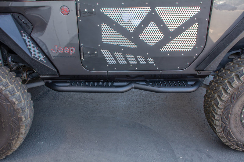 DV8 Offroad 2018+ Jeep JL 2 Door Tubular Rock Slider Step