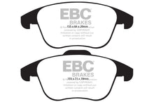 Laden Sie das Bild in den Galerie-Viewer, EBC 15 and up Audi Q3 2.0 Turbo Yellowstuff Front Brake Pads