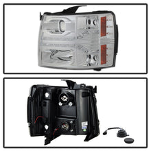 Laden Sie das Bild in den Galerie-Viewer, Spyder Chevy Silverado 1500 07-13 V2 Projector Headlights - LED DRL - Chrome PRO-YD-CS07V2-DRL-C