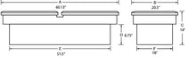 Laden Sie das Bild in den Galerie-Viewer, Lund 82-05 Chevy S10 (Long Bed) Ultima Dual Lid Gull Wing Crossover Tool Box - Brite
